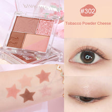 Load image into Gallery viewer, 4 Colors Eyeshadow Palette Pearlescent Matte Earth Color Matte Eyeshadow Makeup Palette Waterproof Makeup Women Cosmetic
