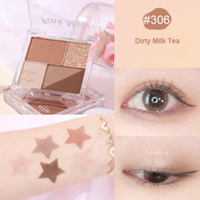 Load image into Gallery viewer, 4 Colors Eyeshadow Palette Pearlescent Matte Earth Color Matte Eyeshadow Makeup Palette Waterproof Makeup Women Cosmetic
