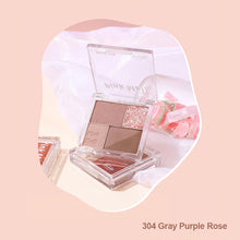 Load image into Gallery viewer, 4 Colors Eyeshadow Palette Pearlescent Matte Earth Color Matte Eyeshadow Makeup Palette Waterproof Makeup Women Cosmetic
