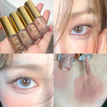 Load image into Gallery viewer, Liquid Eye Shadow Fine Flash Matte Brightening Light Delicate and Silky Painting Cosmetics Pallete Velvet Cheek Blusher Shadow
