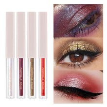 Load image into Gallery viewer, Liquid Eyeshadow Pearlescent Glitter Long Lasting Waterproof Liquid Eyeshadow Quick-drying Glitter Shimmer Women Eye Makeup
