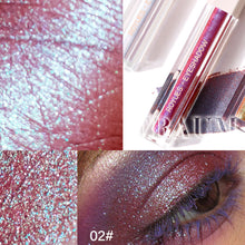 Load image into Gallery viewer, Liquid Eyeshadow Pearlescent Glitter Long Lasting Waterproof Liquid Eyeshadow Quick-drying Glitter Shimmer Women Eye Makeup
