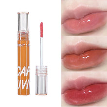 Load image into Gallery viewer, Sexy Women Lip Gloss Waterproof Long Lasting Moist Lip Gloss Vivid Colorful Nutritious Oil Women Makeup Portable Makeup
