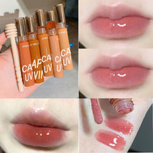 Load image into Gallery viewer, Sexy Women Lip Gloss Waterproof Long Lasting Moist Lip Gloss Vivid Colorful Nutritious Oil Women Makeup Portable Makeup
