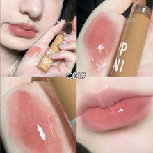 Load image into Gallery viewer, Sexy Women Lip Gloss Waterproof Long Lasting Moist Lip Gloss Vivid Colorful Nutritious Oil Women Makeup Portable Makeup
