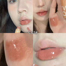 Load image into Gallery viewer, Sexy Women Lip Gloss Waterproof Long Lasting Moist Lip Gloss Vivid Colorful Nutritious Oil Women Makeup Portable Makeup
