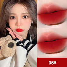 Load image into Gallery viewer, Women Fashion Red Color Matte Velvet Lipstick Moisturizer Sexy Peach Nutritious Lip Stick Makeup Women Beauty Cosmetic
