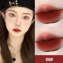 Load image into Gallery viewer, Women Fashion Red Color Matte Velvet Lipstick Moisturizer Sexy Peach Nutritious Lip Stick Makeup Women Beauty Cosmetic
