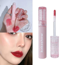 Load image into Gallery viewer, Cherry Pink Mirror Water Lip Gloss Lip Glaze Transparent Glass Lip Oil Waterproof Liquid Lipstick Nude Brown Clear Tint Makeup
