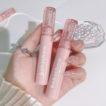 Load image into Gallery viewer, Cherry Pink Mirror Water Lip Gloss Lip Glaze Transparent Glass Lip Oil Waterproof Liquid Lipstick Nude Brown Clear Tint Makeup

