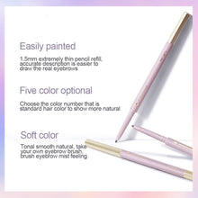 Load image into Gallery viewer, Ultra Fine Eyebrow Pencil Precise Brow Definer Long Lasting Waterproof Sweat Proof Blonde Brown Eye Brow Makeup Cosmetic
