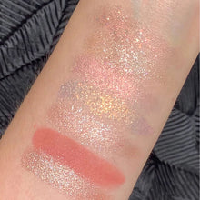 Load image into Gallery viewer, Transparent Nine-color Acrylic Eyeshadow Tray Pearly Eyeshadow Brighten Beauty Eyes Makeup Cosmetics
