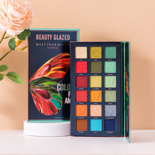 Load image into Gallery viewer, 18 Color Butterfly Eyeshadow Palette Pearly Lustre Matte Eyeshadow Brighten Beauty Eyes Makeup Cosmetics

