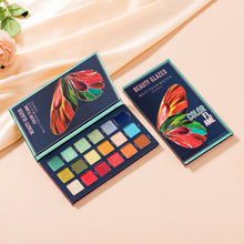 Load image into Gallery viewer, 18 Color Butterfly Eyeshadow Palette Pearly Lustre Matte Eyeshadow Brighten Beauty Eyes Makeup Cosmetics
