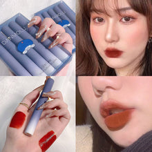 Load image into Gallery viewer, 5pcs/set Velvet Matte Lip Glaze Matte Non-fading Long-lasting Lipstick Lips Makeup Cosmetic Lipstick
