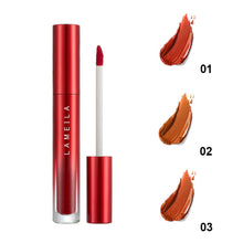 Load image into Gallery viewer, 3 Colors Velvet Matte Lip Glaze Matte Non-fading Long-lasting Lipstick Lips Makeup Cosmetic Lipstick
