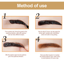 Load image into Gallery viewer, Eyebrow Glue Tearing Dyeing Eyebrow Cream Long-lasting Non-smudge Waterproof Sweat-proof Eyebrow Cream Make up Accessories
