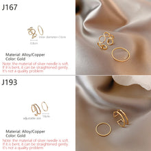 Load image into Gallery viewer, 2pcs/set Fashion Vintage Pearl Ring Simple Hollow Geometric Rings Women Jewelry Gift

