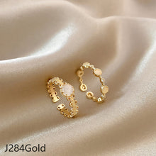 Load image into Gallery viewer, 2pcs/set Fashion Vintage Pearl Ring Simple Hollow Geometric Rings Women Jewelry Gift

