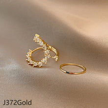Load image into Gallery viewer, 2pcs/set Fashion Vintage Pearl Ring Simple Hollow Geometric Rings Women Jewelry Gift
