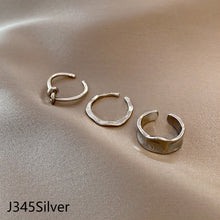 Load image into Gallery viewer, 3pcs/set Fashion Vintage Pearl Ring Simple Hollow Geometric Rings Women Jewelry Gift
