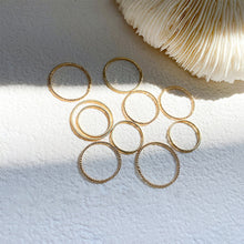 Load image into Gallery viewer, 10pcs/set Fashion Vintage Pearl Ring Simple Hollow Geometric Rings Women Jewelry Gift
