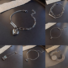 Load image into Gallery viewer, Korean Version Vintage Pearl Bracelet Titanium Steel Geometric Bracelet Elegant Jewelry Gift
