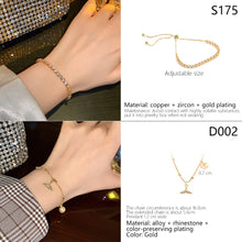 Load image into Gallery viewer, Korean Version Vintage Pearl Bracelet Titanium Steel Geometric Bracelet Elegant Jewelry Gift
