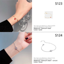 Load image into Gallery viewer, Korean Version Vintage Pearl Bracelet Titanium Steel Geometric Bracelet Elegant Jewelry Gift
