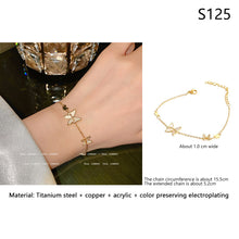 Load image into Gallery viewer, Korean Version Vintage Pearl Bracelet Titanium Steel Geometric Bracelet Elegant Jewelry Gift
