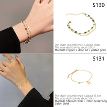 Load image into Gallery viewer, Korean Version Vintage Pearl Bracelet Titanium Steel Geometric Bracelet Elegant Jewelry Gift For Women
