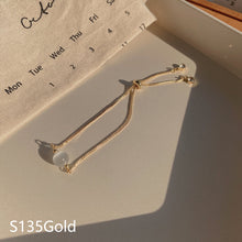 Load image into Gallery viewer, Korean Version Vintage Pearl Bracelet Titanium Steel Geometric Bracelet Elegant Jewelry Gift For Women
