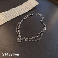 Load image into Gallery viewer, Korean Version Vintage Pearl Bracelet Titanium Steel Geometric Bracelet Elegant Jewelry Gift For Women
