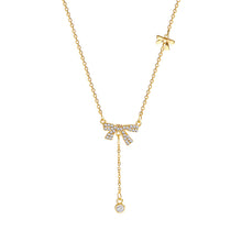 Load image into Gallery viewer, Korean Version Ins Titanium Steel Necklace Pearl Pendant Collarbone Chain Jewelry Accessories Gift
