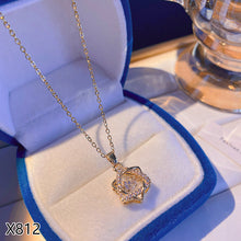 Load image into Gallery viewer, Korean Version Ins Titanium Steel Necklace Pearl Pendant Collarbone Chain Jewelry Accessories Gift
