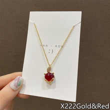 Load image into Gallery viewer, Fasion Women Vintage Titanium Steel Necklace Pearl Pendant Clavicle Chain Jewelry Accessories Gift
