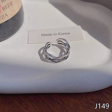 Load image into Gallery viewer, Fasion Women Hip Hop Vintage Rings Open Silver Ring Jewelry Accessories Gift
