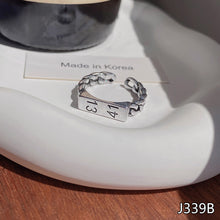 Load image into Gallery viewer, Fasion Women Hip Hop Vintage Rings Open Silver Ring Jewelry Accessories Gift
