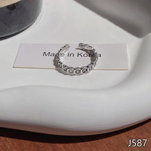 Load image into Gallery viewer, Fasion Women Hip Hop Vintage Rings Open Silver Ring Jewelry Accessories Gift
