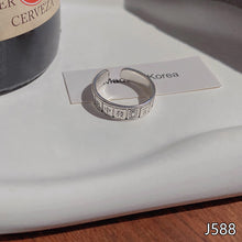 Load image into Gallery viewer, Fasion Women Hip Hop Vintage Rings Open Silver Ring Jewelry Accessories Gift
