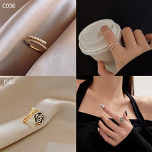 Load image into Gallery viewer, Fashion Diamond Ring Opening Adjust Simple Hollow Geometric Rings Women Jewelry Gift
