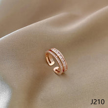 Load image into Gallery viewer, Fashion Diamond Ring Opening Adjust Simple Hollow Geometric Rings Women Jewelry Gift
