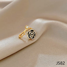Load image into Gallery viewer, Fashion Diamond Ring Opening Adjust Simple Hollow Geometric Rings Women Jewelry Gift
