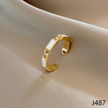 Load image into Gallery viewer, Fashion Diamond Ring Opening Adjust Simple Hollow Geometric Rings Women Jewelry Gift
