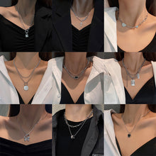 Load image into Gallery viewer, Stainless Steel Braided Chain Necklaces Men Women Necklace Hiphop Style Necklaces Fashion Jewelry For Couple
