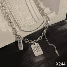 Load image into Gallery viewer, Stainless Steel Braided Chain Necklaces Men Women Necklace Hiphop Style Necklaces Fashion Jewelry For Couple
