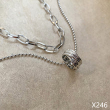 Load image into Gallery viewer, Stainless Steel Braided Chain Necklaces Men Women Necklace Hiphop Style Necklaces Fashion Jewelry For Couple
