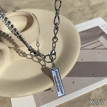 Load image into Gallery viewer, Stainless Steel Braided Chain Necklaces Men Women Necklace Hiphop Style Necklaces Fashion Jewelry For Couple
