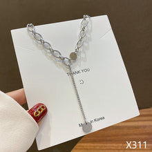 Load image into Gallery viewer, Stainless Steel Braided Chain Necklaces Men Women Necklace Hiphop Style Necklaces Fashion Jewelry For Couple

