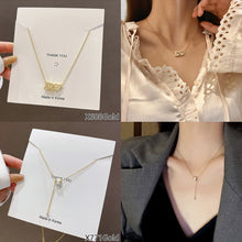Load image into Gallery viewer, Fashion Titanium Steel Necklace Pendant Clavicle Chain Geometric Necklace Women Jewelry Gift
